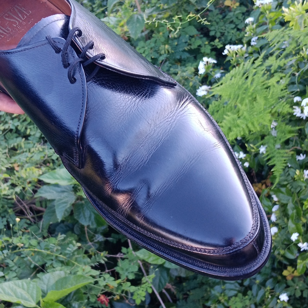 KING SIZE BRAND MEN'S BLACK GENUINE LEATHER SPLIT TOE LUXURY LACE UP DERBY'S
